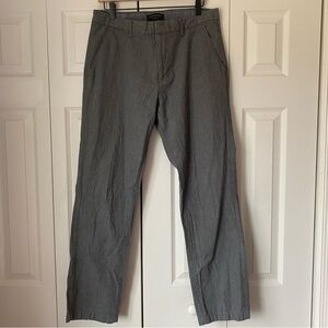 Banana Republic Kentfield Pant Men 32 100% Cotton Charcoal Preppy